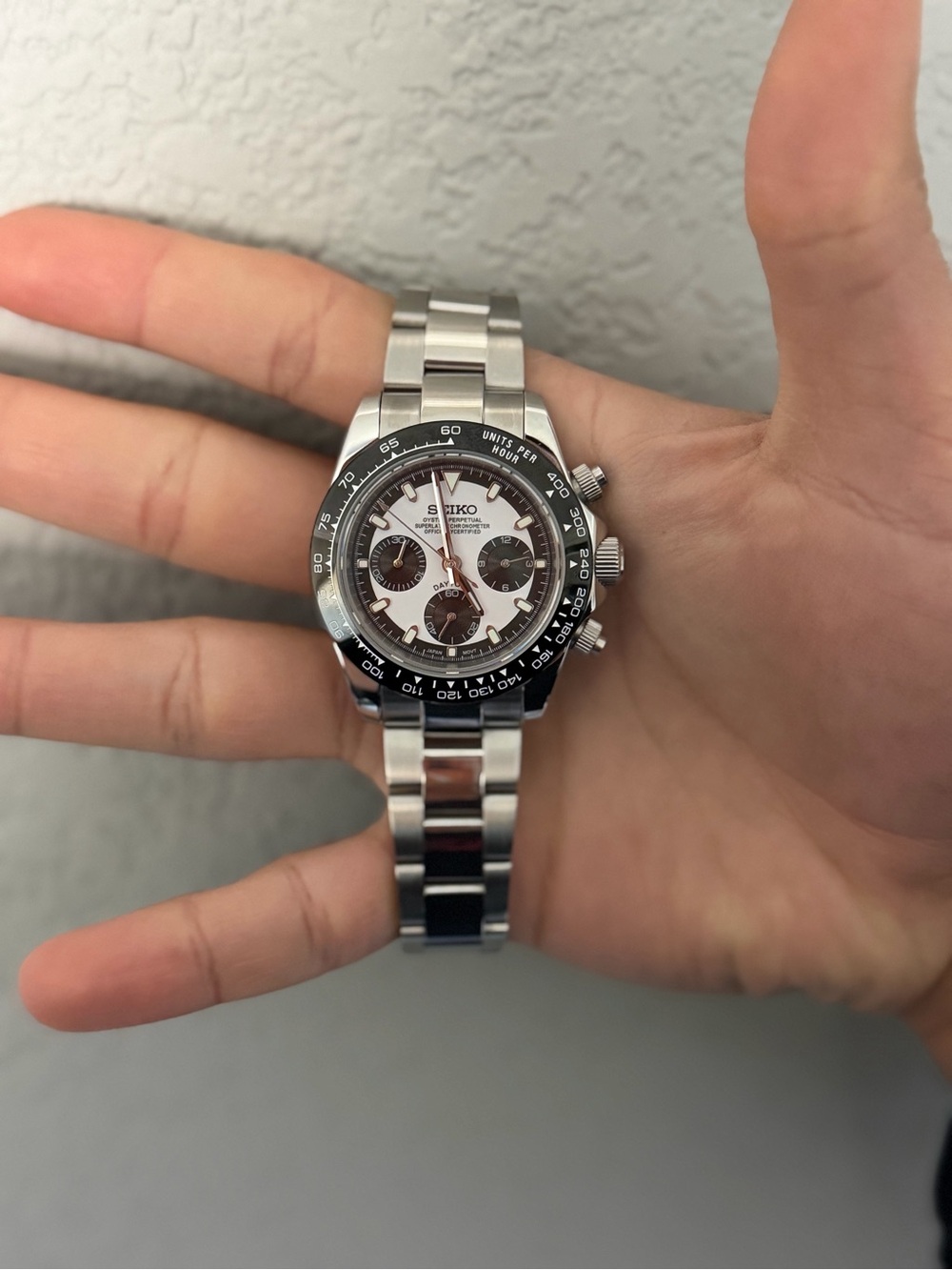 Seiko Mod: Reverse Ghost Daytona - Picture 7 of 11